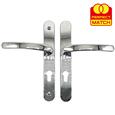 TSS Lever Lever UPVC Multipoint Door Handles - 70mm PZ - Sprung - 200mm Screw Centres - 7mm Follower