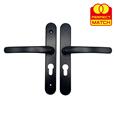 TSS Lever Lever UPVC Multipoint Door Handles - 48mm PZ - Sprung - 160mm Screw Centres