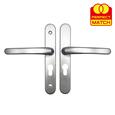 TSS Lever Lever UPVC Multipoint Door Handles - 48mm PZ - Sprung - 160mm Screw Centres