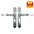 TSS Lever Lever UPVC Multipoint Door Handles - 48mm PZ - Sprung - 160mm Screw Centres
