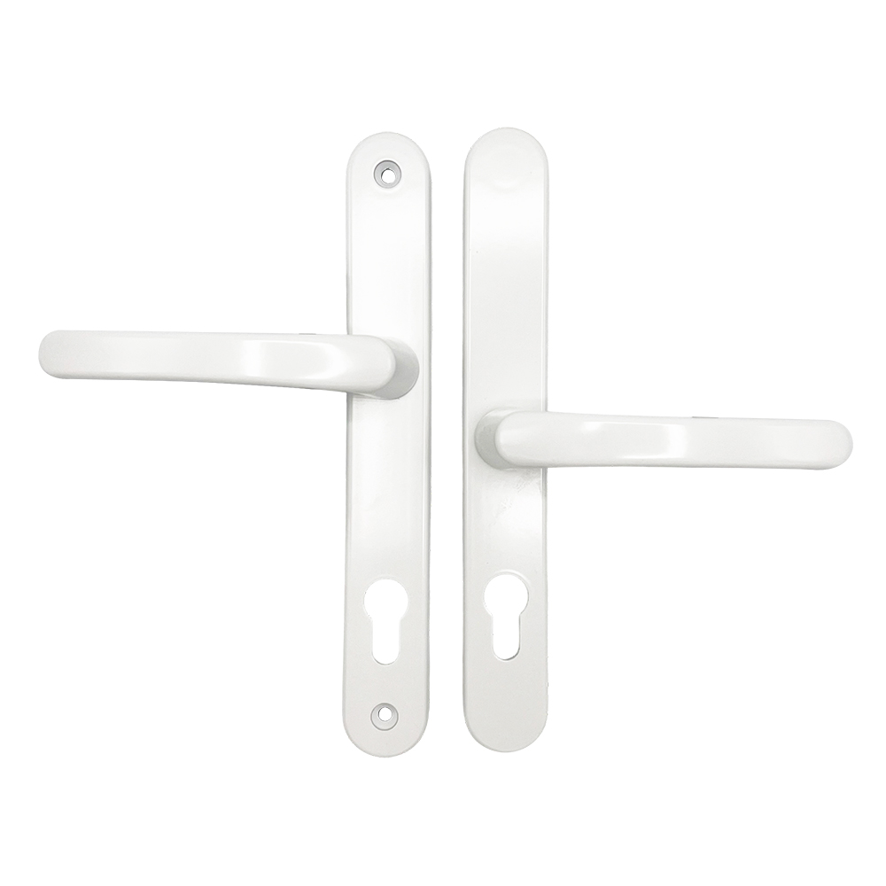 TSS Offset Lever Lever Multipoint Door Handles 92/62mm PZ - Sprung - 200mm Screw Centres