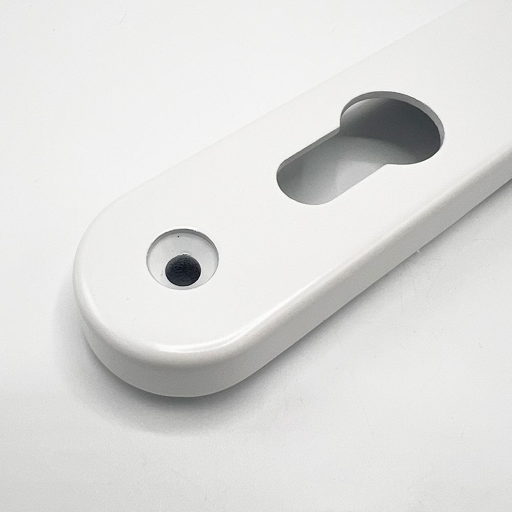 TSS Offset Lever Lever Multipoint Door Handles 92/62mm PZ - Sprung - 200mm Screw Centres