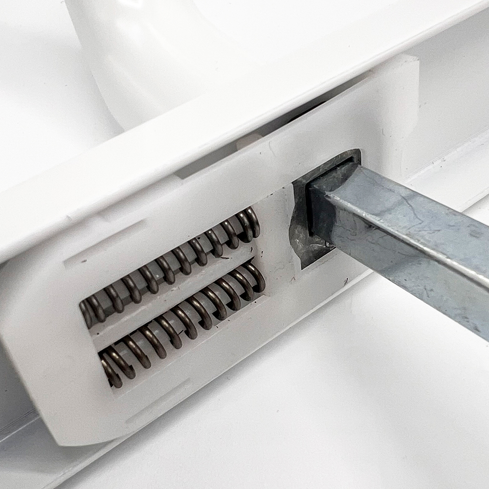 TSS Offset Lever Moveable Pad Multipoint Door Handles - 95/65mm PZ - Sprung - 200mm Screw Centres