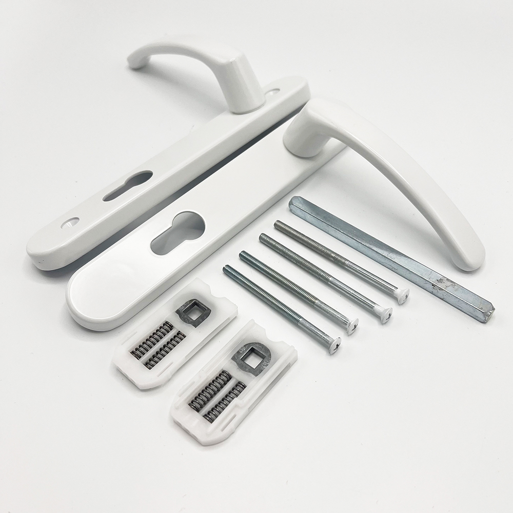 TSS Lever Lever Multipoint Door Handles - 92mm PZ - Sprung - 160mm Screw Centres