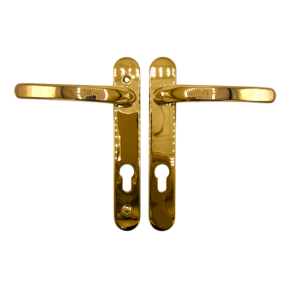TSS Lever Lever Multipoint Door Handles - 92mm PZ - Sprung - 160mm Screw Centres