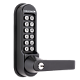 CODELOCKS CL510KEY/CL515KEY Marine Grade Black Digital Lock With Tubular Latch & Key Override