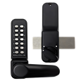 BORG LOCKS BL4305 ECP Marine Grade Black Digital Lock With Rim Deadbolt