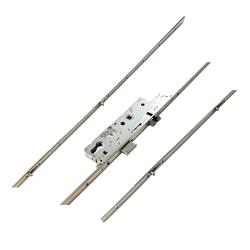 Maco Z-TS Latch Deadbolt 4 Rollers Flat 16mm Faceplate Multipoint Door Lock - Key Wind