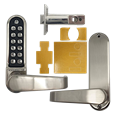 BORG LOCKS BL5701 ECP FT Digital Lock With 60mm Tubular latch & Key Override Fire Rated BSEN1634-1