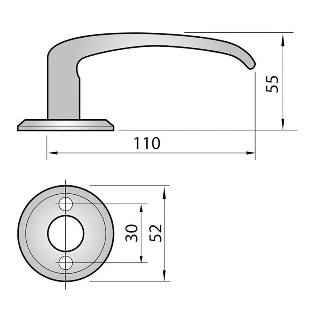 Assa 640 Unsprung Lever Handles 