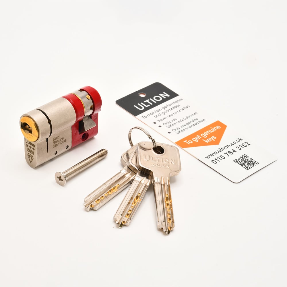 Ultion Plus with ALPS Technology Euro Single Cylinders British Standard Kitemarked TS007 3*