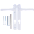 ASEC 92 Lever/Lever UPVC Furniture - 220mm Backplate