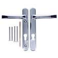 ASEC 92 Lever/Lever UPVC Furniture - 220mm Backplate