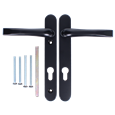 ASEC 92 Lever/Lever UPVC Furniture - 220mm Backplate