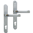 ASEC 92 Lever/Lever UPVC Furniture - 240mm Backplate