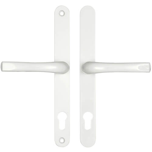 Easyfit Lever Lever UPVC Multipoint Door Handles -  92mm PZ Unsprung 240mm Screw Centres