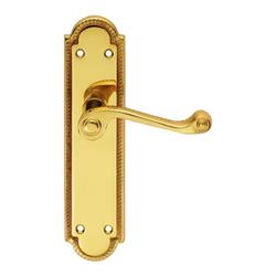 Georgian Shaped Lever On Plate Furniture