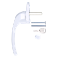 HOPPE Cranked Espag Handle AR722-7/040
