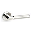 Alexander & Wilks AW201PNPVD Hurricane Plain Lever On Round Rose - Polished Nickel PVD (LEAD TIME: 2-3 DAYS)