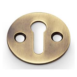 Alexander & Wilks AW399ABZ Victorian Standard Profile Escutcheon - Antique Brass Bronze (LEAD TIME: 2-3 DAYS)