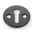 Alexander & Wilks AW399BLK Victorian Standard Profile Escutcheon Black Powder Coat (LEAD TIME: 2-3 DAYS)