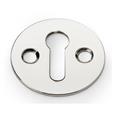 Alexander & Wilks AW399PN Victorian Standard Profile Escutcheon - Polished Nickel (LEAD TIME: 2-3 DAYS)