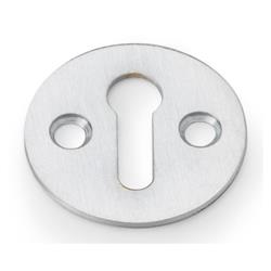 Alexander & Wilks AW399SC Victorian Standard Profile Escutcheon - Satin Chrome (LEAD TIME: 2-3 DAYS)