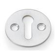Alexander & Wilks AW399SC Victorian Standard Profile Escutcheon - Satin Chrome (LEAD TIME: 2-3 DAYS)