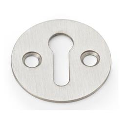 Alexander & Wilks AW399SN Victorian Standard Profile Escutcheon - Satin Nickel (LEAD TIME: 2-3 DAYS)