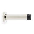 Alexander & Wilks AW616PN Cylinder Projection Door Stop On Rose - Polished Nickel (LEAD TIME: 2-3 DAYS)