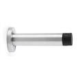Alexander & Wilks AW616SC Cylinder Projection Door Stop On Rose - Satin Chrome (LEAD TIME: 2-3 DAYS)