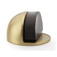 Alexander & Wilks AW631SB Shield Floor Mounted Door Stop - Satin Brass (LEAD TIME: 2-3 DAYS)