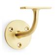 Alexander & Wilks AW750SB Architectural Handrail Bracket - Satin Brass (LEAD TIME: 2-3 DAYS)