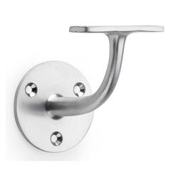 Alexander & Wilks AW750SC Architectural Handrail Bracket - Satin Chrome (LEAD TIME: 2-3 DAYS)
