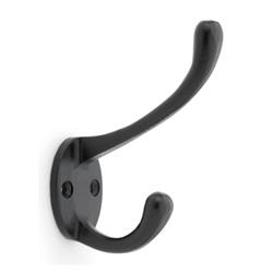 Alexander & Wilks AW770BL Victorian Hat and Coat Hook Powder Coat Black (LEAD TIME: 2-3 DAYS)