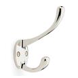 Alexander & Wilks AW770PN Victorian Hat and Coat Hook - Polished Nickel (LEAD TIME: 2-3 DAYS)