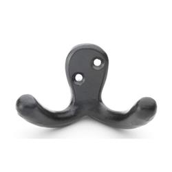 Alexander & Wilks AW773BL Victorian Double Robe Hook Black (LEAD TIME: 2-3 DAYS)