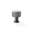 Alexander & Wilks AW807R-29-DBZPVD Lucia Reeded Cupboard Knob - Dark Bronze PVD 29mm (LEAD TIME: 2-3 DAYS)