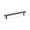 Alexander & Wilks AW809-160-DBZPVD Crispin Knurled T Bar Cupboard Pull Handle - Dark Bronze PVD 160mm (LEAD TIME: 2-3 DAYS)