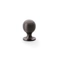 Alexander & Wilks AW832-25-DBZPVD Caesar Cupboard Knob On Round Rose - Dark Bronze PVD 25mm (LEAD TIME: 2-3 DAYS)