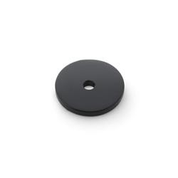 Alexander & Wilks AW895-25-BL Circular Backplate Black Diameter 25mm (LEAD TIME: 2-3 DAYS)