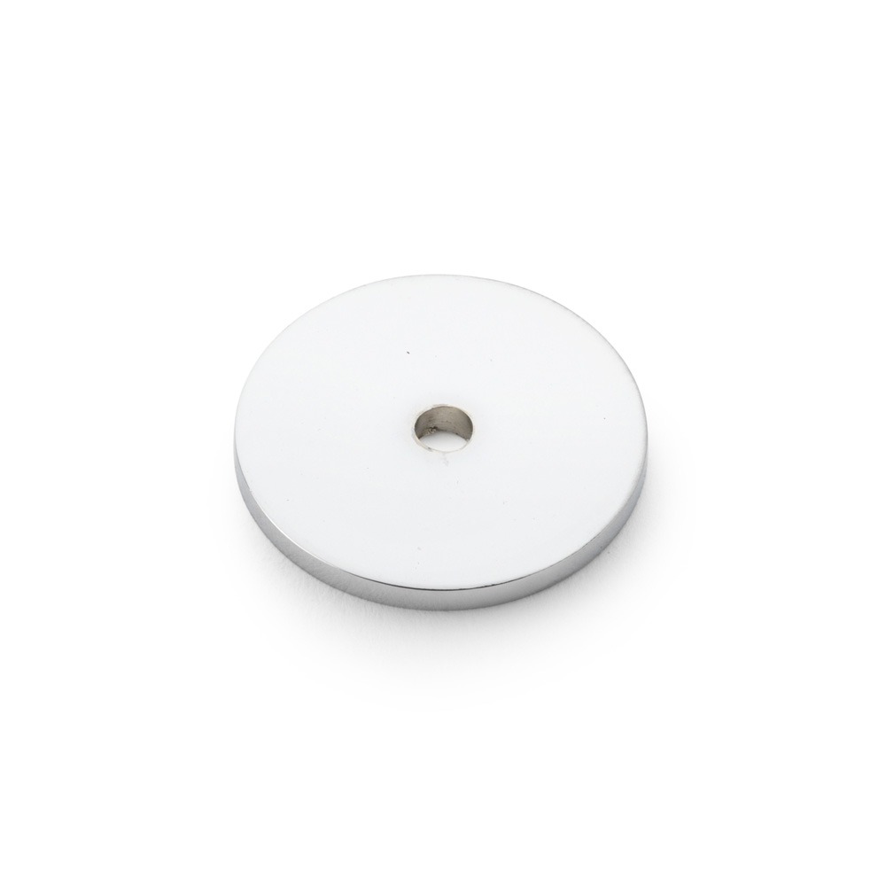 Alexander & Wilks AW895-30-PC Circular Backplate - Polished Chrome Diameter 30mm (LEAD TIME: 2-3 DAYS)