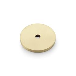 Alexander & Wilks AW895-30-SB Circular Backplate - Satin Brass Diameter 30mm (LEAD TIME: 2-3 DAYS)