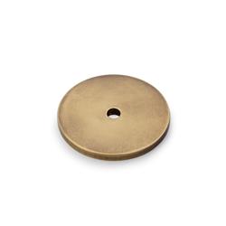 Alexander & Wilks AW895-35-ABZ Circular Backplate - Antique Brass Bronze Diameter 35mm (LEAD TIME: 2-3 DAYS)