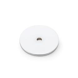 Alexander & Wilks AW895-35-PC Circular Backplate - Polished Chrome Diameter 35mm (LEAD TIME: 2-3 DAYS)
