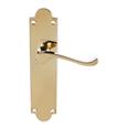 Carlisle Brass CBS67 Victorian Scroll Lever On Shaped Backplate - Latch (Contract Range) (LEAD TIME: 2-3 DAYS)