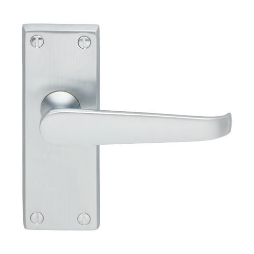 Carlisle Brass CBV31SC Contract Victorian Lever On Latch Backplate (LEAD TIME: 2-3 DAYS)