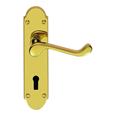 Carlisle Brass DL168PVD Oakley Lever On Lock Backplate (LEAD TIME: 2-3 DAYS)