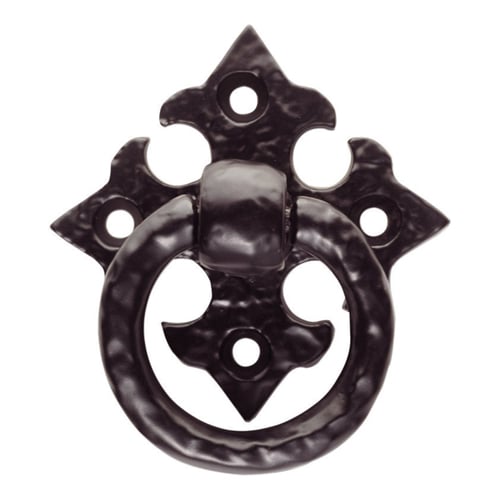 Carlisle Brass FTD1044BA Ring Pull on Gothic Cross Backplate (LEAD TIME: 2-3 DAYS)