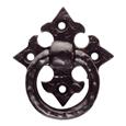 Carlisle Brass FTD1044BA Ring Pull on Gothic Cross Backplate (LEAD TIME: 2-3 DAYS)